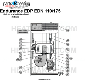 Parts4heating.com: Laars Endurance EDP Heater (New Style)