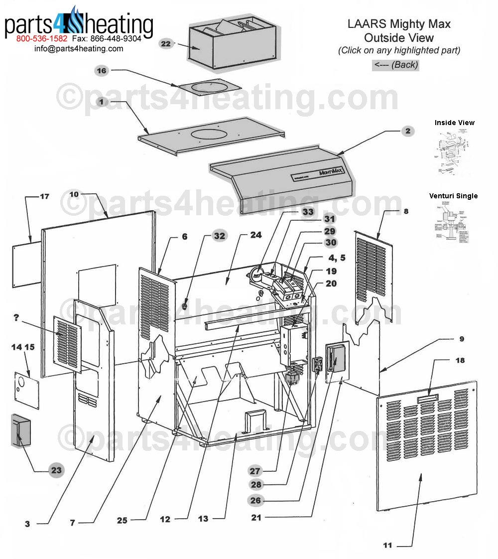 Teledyne Laars Mighty Max 320-1000 Boiler