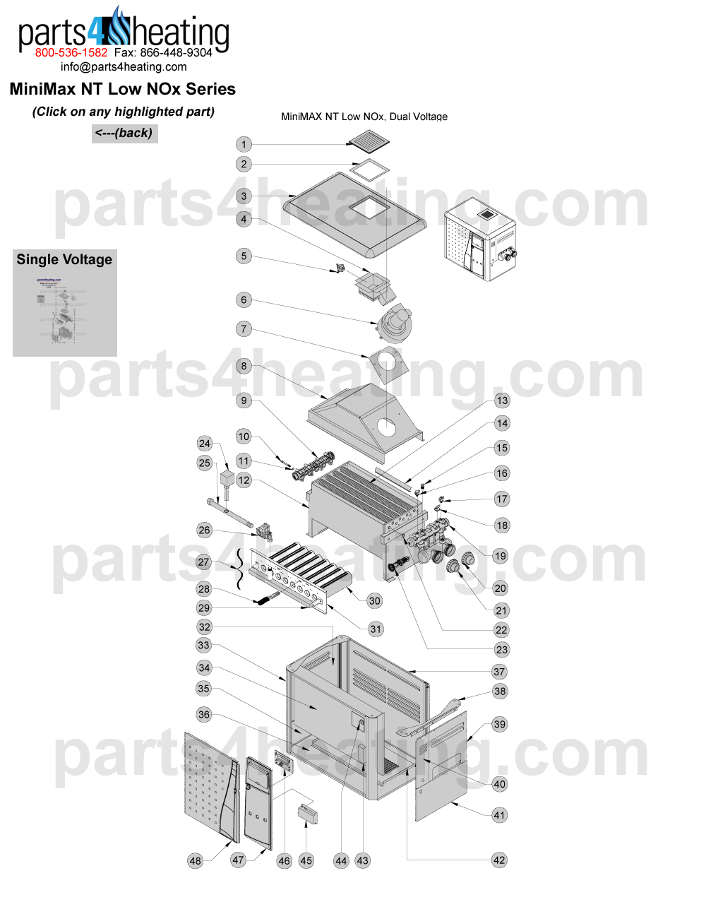 Minimax Nt Low Nox Series - Dual Voltage