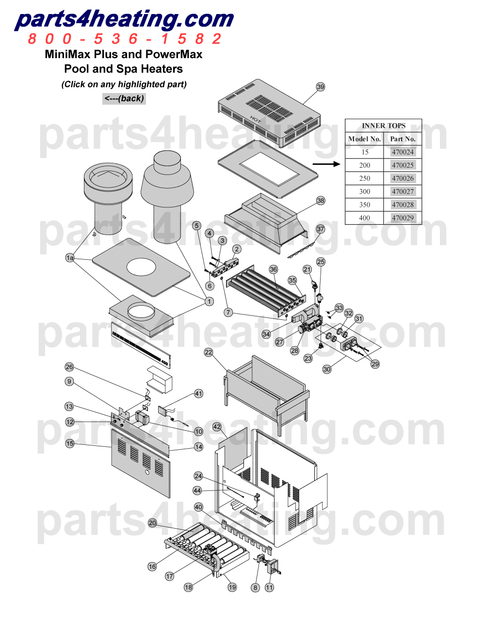 MiniMax Plus and PowerMax Pool and Spa Heaters