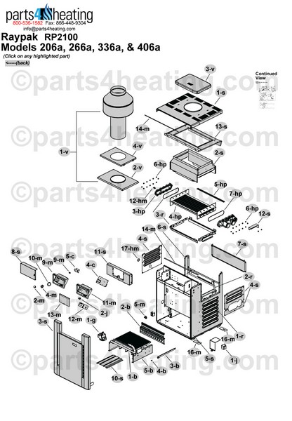 Raypak-206a-406a-continued