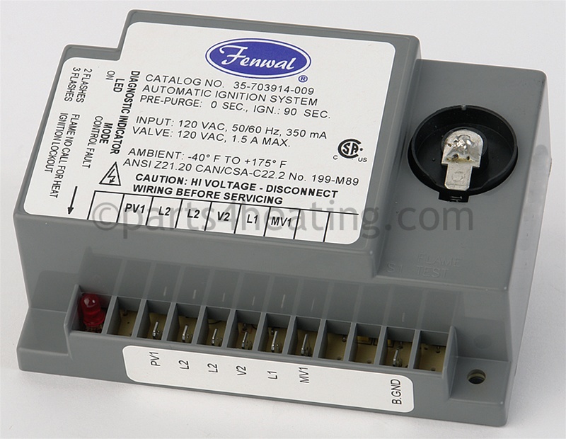 Parts4heating.com: Fenwal 35-703914-009 120 VAC Microprocessor Based ...