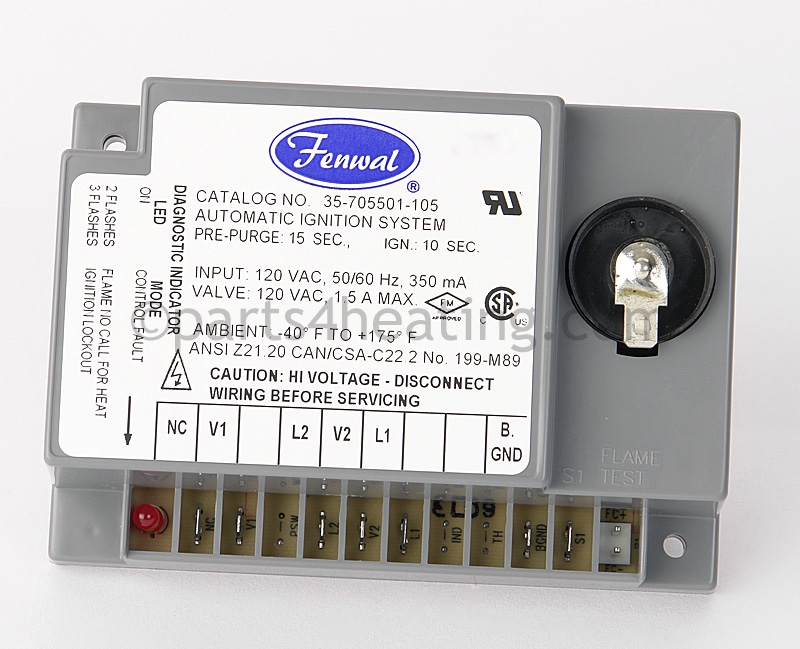 Parts4Heating.com: Fenwal 35-705501-105 Ignition Control Module