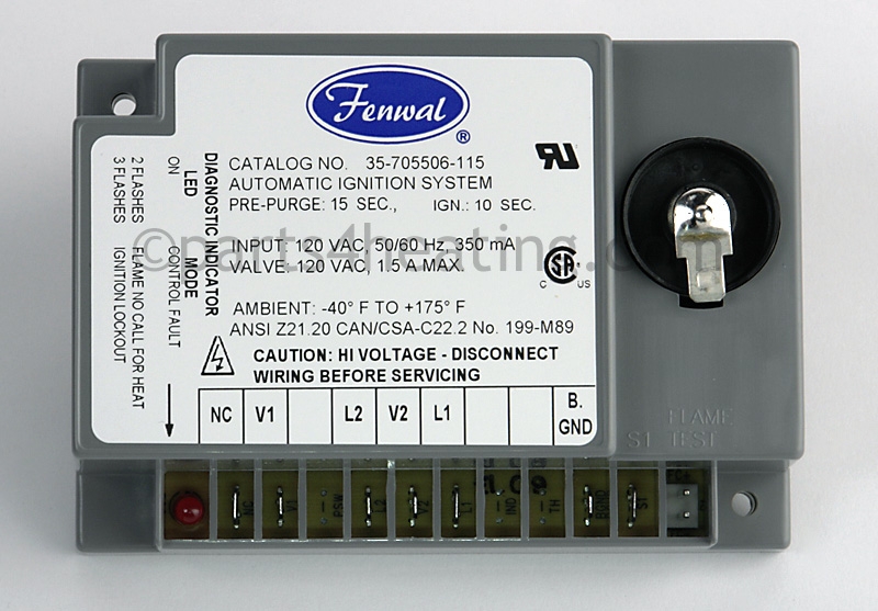 Parts4Heating.com: Fenwal 35-705506-115 Ignition Control Module