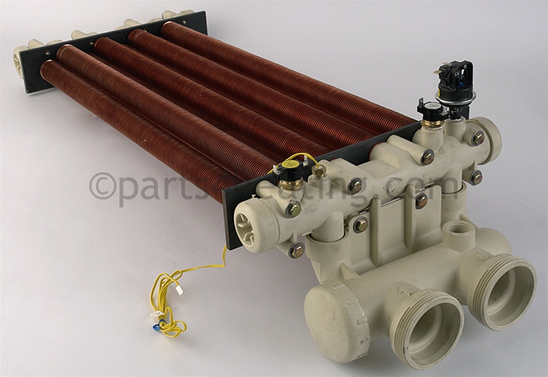 Pentair 471838 Heat Exchanger Assembly 400 W/Headers NT | Parts4heating.com